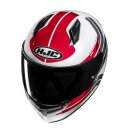 HJC C10 Hiper Integralhelm Mc1 weiß rot grau