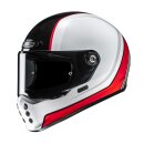 HJC V10 Hodu Integralhelm Mc1 weiß schwarz rot
