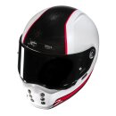 HJC V10 Hodu Integralhelm Mc1 weiß schwarz rot
