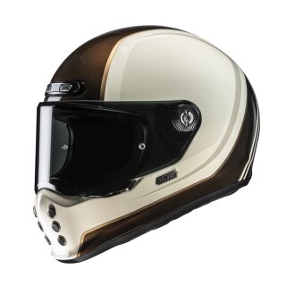 HJC V10 Hodu Integralhelm Mc9 braun weiß gold