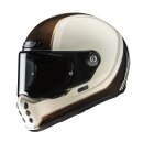 HJC V10 Hodu Integralhelm Mc9 braun weiß gold