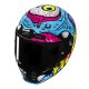 HJC V10 Squeeze Integralhelm Mc28 blau pink gelb