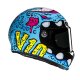 HJC V10 Squeeze Integralhelm Mc28 blau pink gelb