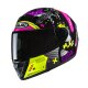 HJC Y10 Mika Motorrad Kinderhelm Mc3H lila gelb