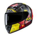 HJC Y10 Mika Motorrad Kinderhelm Mc1SF matt rot gelb