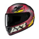 HJC Y10 Frank Motorrad Kinderhelm Mc1SF matt rot schwarz