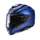 HJC Rpha 72 Integralhelm Motorrad Uni Semi matt blau metall
