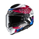 HJC Rpha 72 Goldy Motorrad-Helm Integral Mc21 weiß...