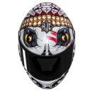 HJC Rpha 12 Skully Mc1 Integralhelm rot weiß
