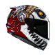 HJC Rpha 12 Skully Mc1 Integralhelm rot weiß