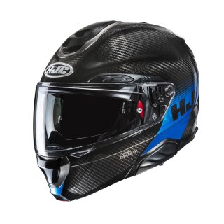 HJC Rpha 91 Carbon Elig Klapphelm Mc2 schwarz blau