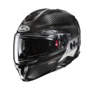 HJC Rpha 91 Carbon Elig Klapphelm Mc5 schwarz grau