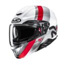 HJC Rpha 91 Fensh Klapphelm Mc1 weiß grau rot