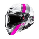 HJC Rpha 91 Fensh Klapphelm Mc8 weiß silber pink