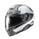 HJC i91 Felio Motorrad Klapphelm Mc5 grau weiß schwarz