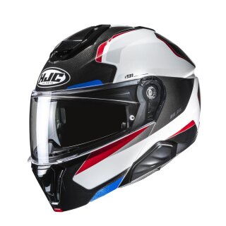 HJC i91 Felio Motorrad Klapphelm Mc21 schwarz weiß rot