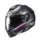 HJC i91 Felio Motorrad Klapphelm Mc8SF mattschwarz pink