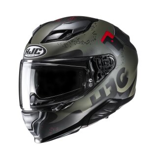 HJC F71 Faco Motorrad Integralhelm Mc1SF matt olive rot