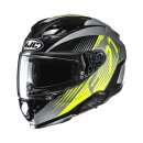 HJC F71 Catos Integralhelm Mc3H schwarz grau neongelb