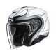 HJC F31 Bask Motorrad Jethelm Mc10 weiß grau schwarz