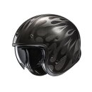 HJC V31 Firo Motorrad Jethelm Mc5 schwarz grau Fire
