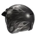 HJC V31 Firo Motorrad Jethelm Mc5 schwarz grau Fire