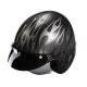 HJC V31 Firo Motorrad Jethelm Mc5 schwarz grau Fire