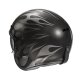 HJC V31 Firo Motorrad Jethelm Mc5 schwarz grau Fire