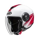 HJC i40N Vision Motorrad Jethelm Mc1 weiß rot