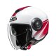 HJC i40N Vision Motorrad Jethelm Mc1 weiß rot