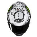 HJC Rpha 1 V2 Carbon Snow Diablo Mc10SF Helm mattweiß