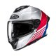 HJC C71 Morix Integralhelm Motorrad weiß rot blau
