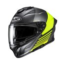 HJC C71 Morix Integralhelm Motorrad mattschwarz neongelb