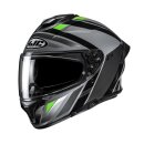 HJC C71 Faber Integralhelm Motorrad schwarz grau grün