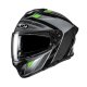 HJC C71 Faber Integralhelm Motorrad schwarz grau grün