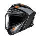 HJC C71 Faber Integralhelm Motorrad schwarz grau orange