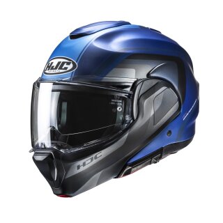 HJC F100 Reff Motorrad Klapphelm Mc2SF matt blau schwarz