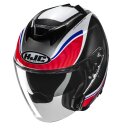 HJC i31 Depe Motorrad Jethelm Mc21 schwarz rot blau