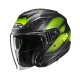 HJC i31 Depe Motorrad Jethelm Mc3HSF mattschwarz neongrün