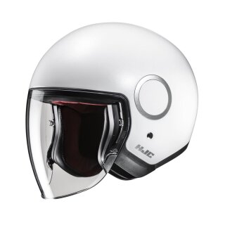 HJC Rpha 40 Rollerhelm Motorrad Uni Pearl White weiß