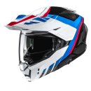 HJC i80 Imes Endurohelm Mc21 weiß blau rot carbon