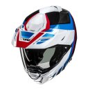 HJC i80 Imes Endurohelm Mc21 weiß blau rot carbon