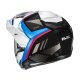 HJC i80 Imes Endurohelm Mc21 weiß blau rot carbon