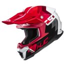 HJC C50 Primal Crosshelm Mc1 rot schwarz weiß