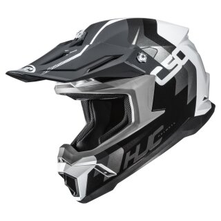HJC C50 Primal Crosshelm Mc5 schwarz weiß grau