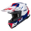 HJC C50 Slide Motocross-Helm Mc21 weiß blau rot