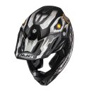 HJC C50 Mecha Beast Crosshelm Mc5SF mattschwarz gold