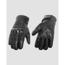 Rokker Juneau Motorrad Leder-Handschuh schwarz