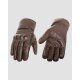 Rokker Juneau Motorrad Leder-Handschuh braun