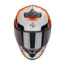 Scorpion Exo-R1 Evo II Air Adrenaline Helm grau rot orange